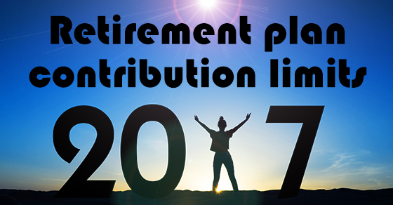 Few changes to retirement plan contribution limits for 2017