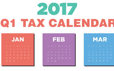 2017 Q1 tax calendar: Key deadlines for businesses and other employers