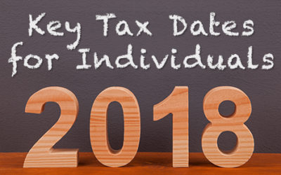 Individual tax calendar: Important deadlines for the remainder of 2018