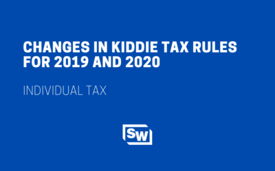 Changes in Kiddie Tax Rules for 2019 and 2020