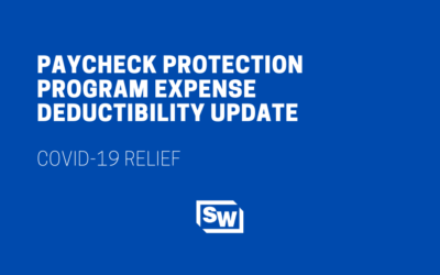 Paycheck Protection Program Expense Deductibility Update