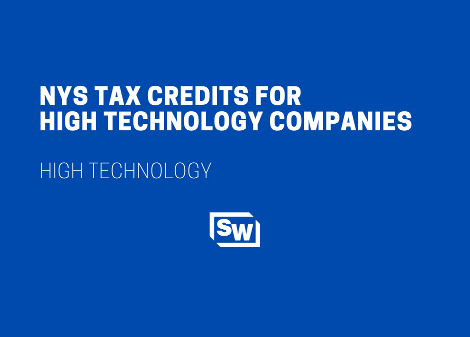 NYS Tax Credits for High Technology Companies
