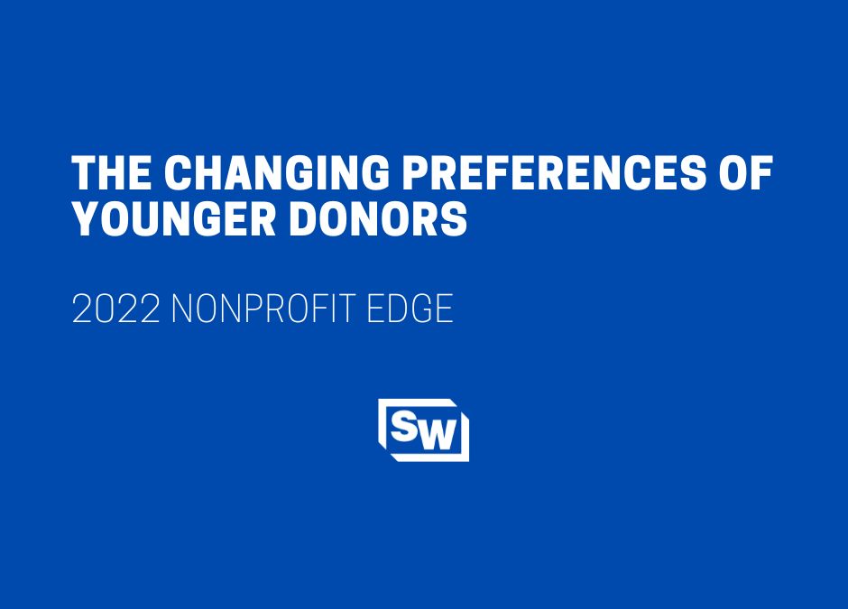 The Changing Preferences of Younger Donors