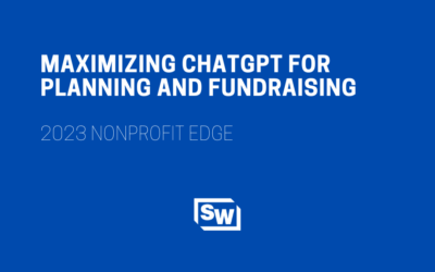Maximizing ChatGPT for Planning and Fundraising