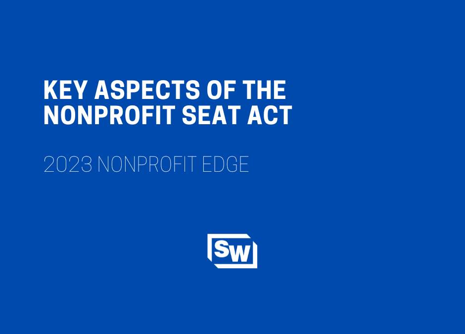Key Aspects of the Nonprofit SEAT Act