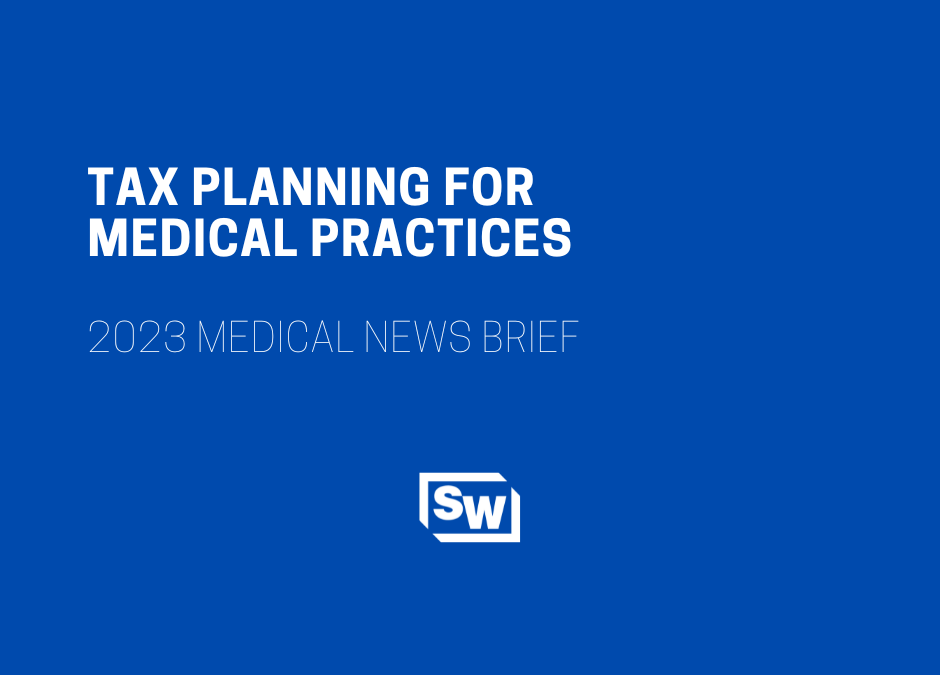Tax Planning for Medical Practices