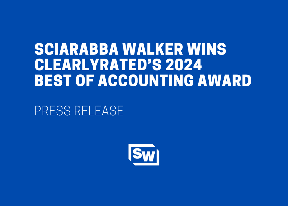 Sciarabba Walker & Co., LLP Wins ClearlyRated’s 2024 Best of Accounting Award